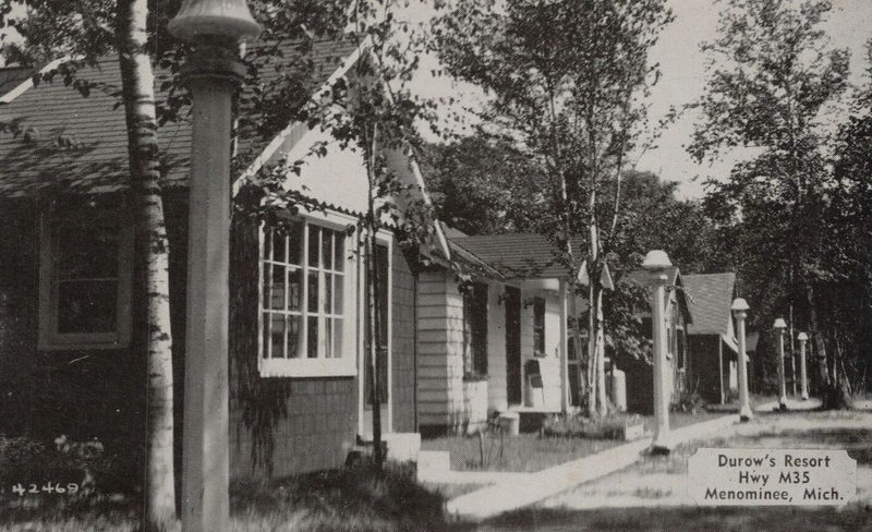 Durows Cabins (Durows Resort) - Vintage Postcard